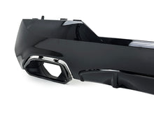 Gloss Black Rear Diffuser w/ Exhaust Tips For BMW G22 G23 430i M440i M Sport 2021-2025
