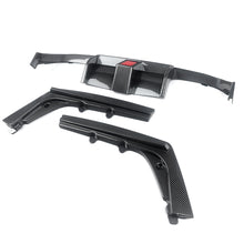 3PCS Carbon Fiber Look Rear Diffuser W/ LED Light for BMW F80 M3 F82 F83 M4 2015-2020