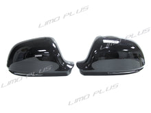 Gloss Black Mirror Cover Caps for Audi A3 8P A4 B8 A5 A6 C6 Q3 (No Side Assist)