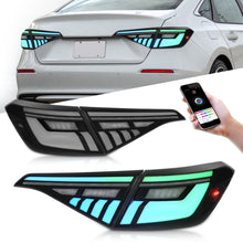 RGB LED Tail Lights Assembly For Honda Civic 11th Gen 2022-2024 Rear Lamp