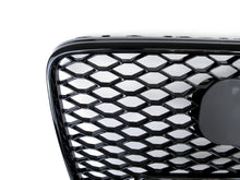 For Audi Q7 2005-2015 Front Bumper Radiator Vent Mesh Grille Grill Gloss Black