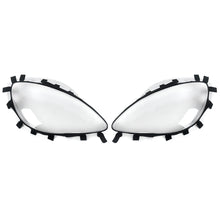 Pair Clear Headlight Lens Covers + Gaskets For Corvette C6 2005–2013 (Pop-Up Headlights)