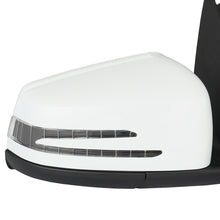 White Right Passenger Side Heated Mirror Power Fold for Mercedes W204 2011-2014 W/O Bland Spot