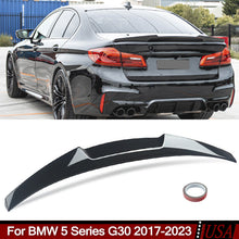 Gloss Black Trunk Spoiler Wing For BMW G30 530i 550i M5 F90 2017-2023