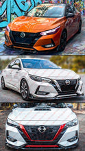 For 2020-2023 Nissan Sentra Sedan Gloss Black Front Bumper Lip Splitter