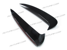 Glossy Black Rear Canards Side Air Vent Trims for Mercedes W205 Coupe C205 C300 C43 AMG 2015-2023
