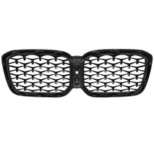 Black Diamond Front Bumper Grill for BMW X3 G01 X4 G02 2022-2024