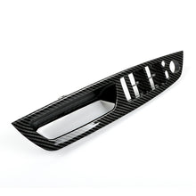 4PCS Carbon Fiber Look Interior Door Handle Pull Panel Trim For BMW X5 E70 X6 E71 2007–2014