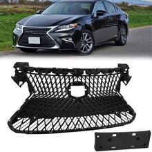 For Lexus ES300H ES350 2016-2018 Front Upper Grille LS Style Gloss Black