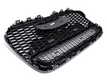 RS6 Style Gloss Black Front Mesh Grille Honeycomb Grill For Audi A6 S6 C7 2012-2015