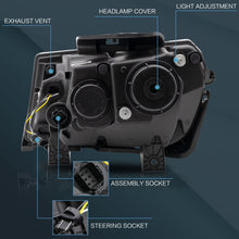 LED Projector Dual Beam Headlights For Chevrolet Chevy Camaro 2014-2015 (Bulbs NOT Included)