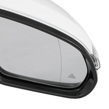 White Mirror BSM For 2018-2022 Mercedes Coupe E300 E400 E450 E53 AMG-Passenger Right