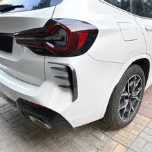 Rear Air Vents Side Bumper Canards Kits for BMW X3 G01 LCI M Sport 2022-2023