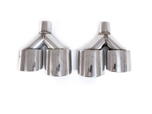 Rear Diffuser + Silver Exhaust Tips for Mercedes W204 C63 C300 AMG Pack 2012-2014 di145