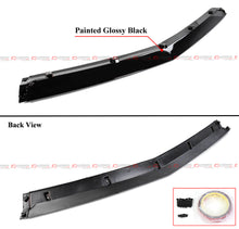 Gloss Black Front Bumper Lip Splitter For Mercedes W204 Coupe & Sedan C250 C300 AMG Sport Bumper 2008-2014