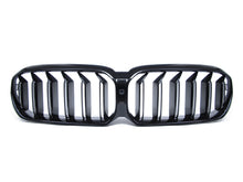 Gloss Black Front Kidney Grill for BMW 5-Series G30 520i 530i 540i 2021-2023 w/ Camera
