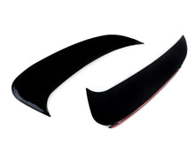 Gloss Black Rear Side Air Vent Canards for Mercedes W206 Sedan 2022-2024
