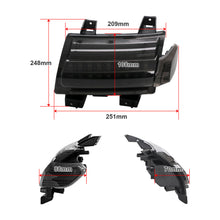Pair LED Fender Lights for Jeep Wrangler JL 2018-2024 Sequential DRL Turn Signal