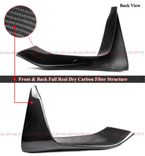 Carbon Fiber Front Lower Splitter + Bumper Upper Fang fit for BMW F80 M3 M4 F82 F83