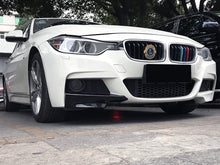 Glossy Black Front Bumper Splitter Lip For BMW F30 Sedan M-Sport bm195