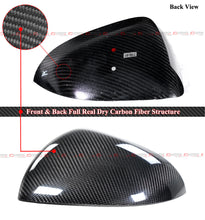 Add-On Carbon Fiber Side Mirror Cover Caps Overlay for Mercedes C-Class W206 C43 C63 C300 2022-2025