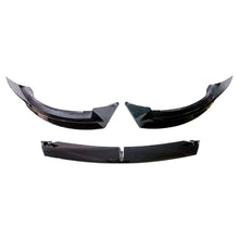 Glossy Black ABS Front Bumper Lip Spoiler Splitter For Tesla Model Y 2020-2024