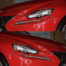 Left + Right Clear Headlight Lens Cover Pair for 2013–2016 Lexus IS250 IS300 IS350