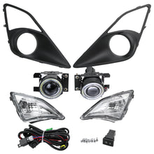 LED Fog Lights & Bezels Cover & Side Marker Lamps w/Wiring For Toyota GT86 Scion FR-S 2012-2016