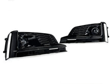 Pair For 2017-2019 Audi A5 S-line S5 B9 Fog Light Grille Trim w/ ACC Caps Black