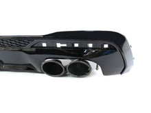 Gloss Black Rear Diffuser Exhaust Tips For AUDI A4 B9 Sedan S line 2020-2023