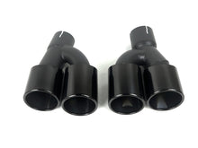 Gloss Black M5 Style Rear Diffuser + Exhaust Tips For BMW G30 540i M-Sport 2017-2023