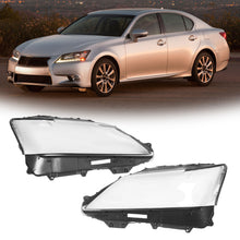 LH & RH Headlight Lens Cover Pair for Lexus GS350 GS450h 2013 2014 2015