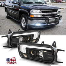 2pcs LED Fog Lights with DRL For 1999-2002 Chevy Silverado, 2000-2006 Suburban & Tahoe (Excludes Z71)