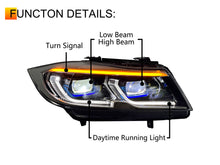 LED Sequential Headlights Assembly for BMW 3-Series 325i 328i 335i E90 05-12