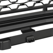 Matte Black Front Bumper Grille W/LED Lights For 2015-2018 Chevy Silverado 2500 3500