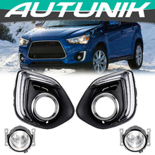 LED DRL Daytime Running Fog Light Cover for Mitsubishi Outlander Sport ASX 2013-2015