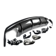 Carbon Look Rear Diffuser for Mercedes W117 C117 CLA250 CLA45 AMG 2013-2019