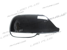 Gloss Black Mirror Cover Caps For 2009-2017 AUDI Q5 SQ5 Q7 w/ Side Lane Assist mc64