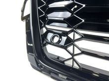 Honeycomb Black Front Grille for 2020-2024 Audi A4 B9 Sline S4