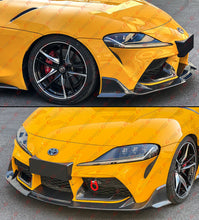 For 2020-2025 Toyota Supra A90 A91 MK5 CTM Design V2 Carbon Fiber Front Bumper Lip Splitter