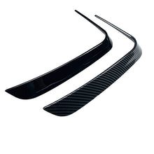 Carbon Black Rear Side Air Vent Splitter Cover Trim For BMW X3 G01 X4 G02 M Sport 2022-2023