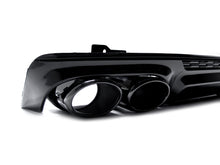 S6 Style Gloss Black Rear Diffuser + Black Tips for Audi A6 C8 S6 S-Line Sedan 2019-2024