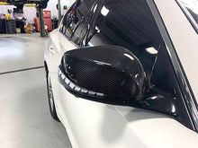 Real Carbon Fiber Side Mirror Cover Caps Replace for Infiniti QX30 Q50 Q60 Q70 2014-2024