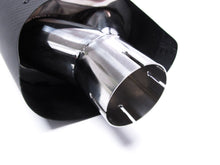 67mm Inlet Matte Carbon Fiber Exhaust Tips Muffler Tailpipe for AUDI A3 A4 A5 A6 A7