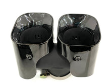 Pair for 2020+ Land Rover Defender 90/110 2.0 3.0L Black Quad Exhaust Tips Kahn Style