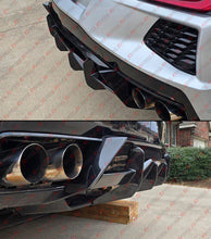 For 2020-26 Corvette C8 Z51 Stingray Carbon Flash GT Style Rear Bumper Diffuser