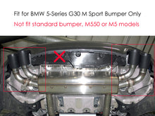 Carbon Matte Exhaust Tips Replacement For BMW 5 Series G30 G31 M Sport 2017-2023
