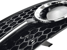 For 2009-2012 Audi Q5 W/O S-Line Pkg Fog Light Cover Grill Gloss Black SQ5 Style