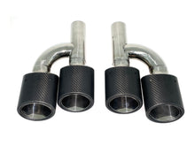 Matte Carbon Exhaust Tips for Mercedes W220 W221 W211 W212 W203 W204 W219 W218 SLK R171 SL R230