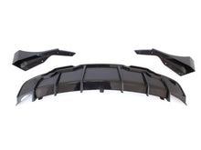 Carbon Fiber Look Rear Diffuser Aprons Side Canards for Tesla Model 3 2017-2023